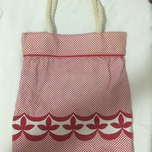 Gingham tote bag